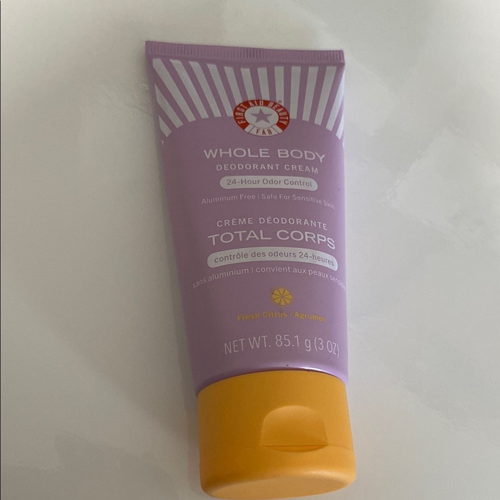 Whole Body Deodorant Cream - Fresh Citrus